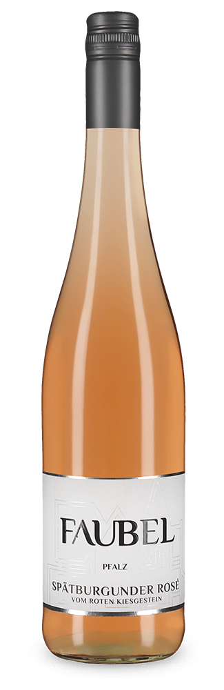 Faubel Pinot noir Rosé vom roten Kiesgestein sec 2024 – Gold
