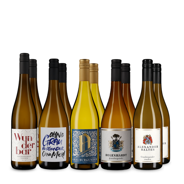 Pinot Gris phares pour les fêtes en assortiment 5x2