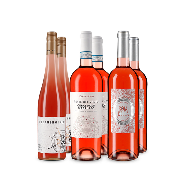 Rosés européens emblématiques en assortiment 3x2 – Gold