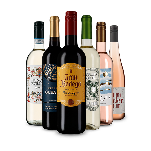 Assortiment de 6 vins de Noël internationaux emblématiques