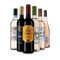 Assortiment de 6 vins de Noël internationaux emblématiques