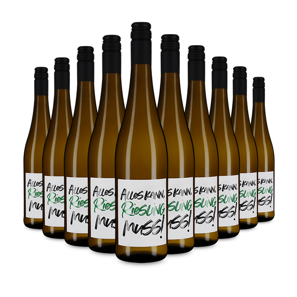 10 bouteilles de Alles kann, Riesling muss! trocken 2023