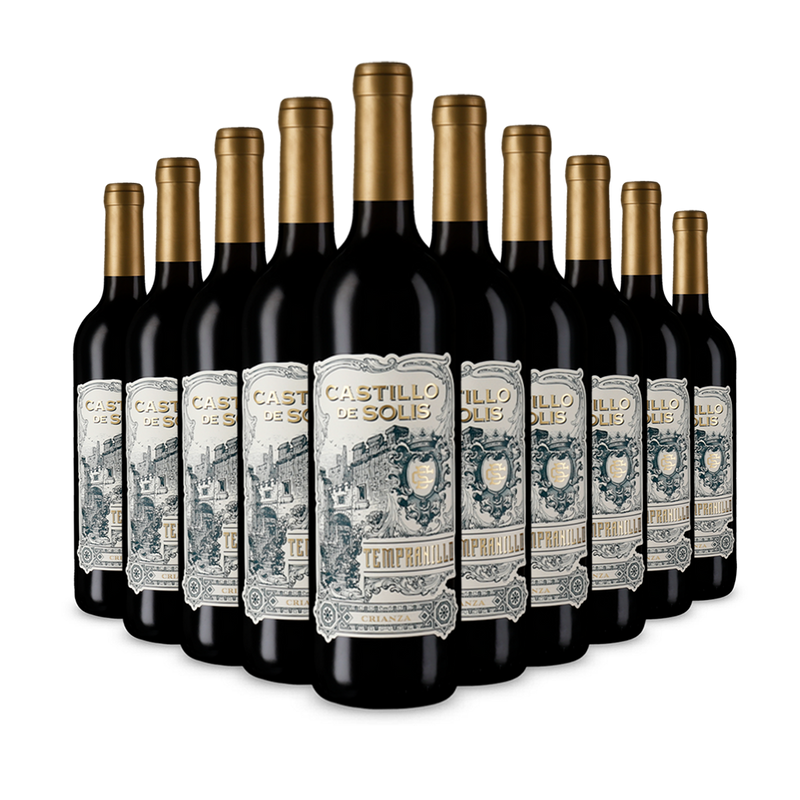 10 bouteilles Castillo de Solis Tempranillo Crianza 2020 – Gold