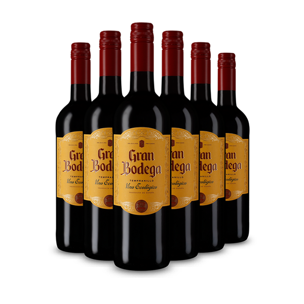 6 bouteilles Gran Bodega Tempranillo 2023 – Gold