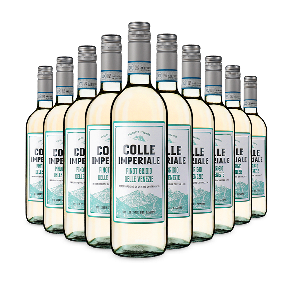 10 bouteilles Pinot Grigio delle Venezie 2024 – Gold