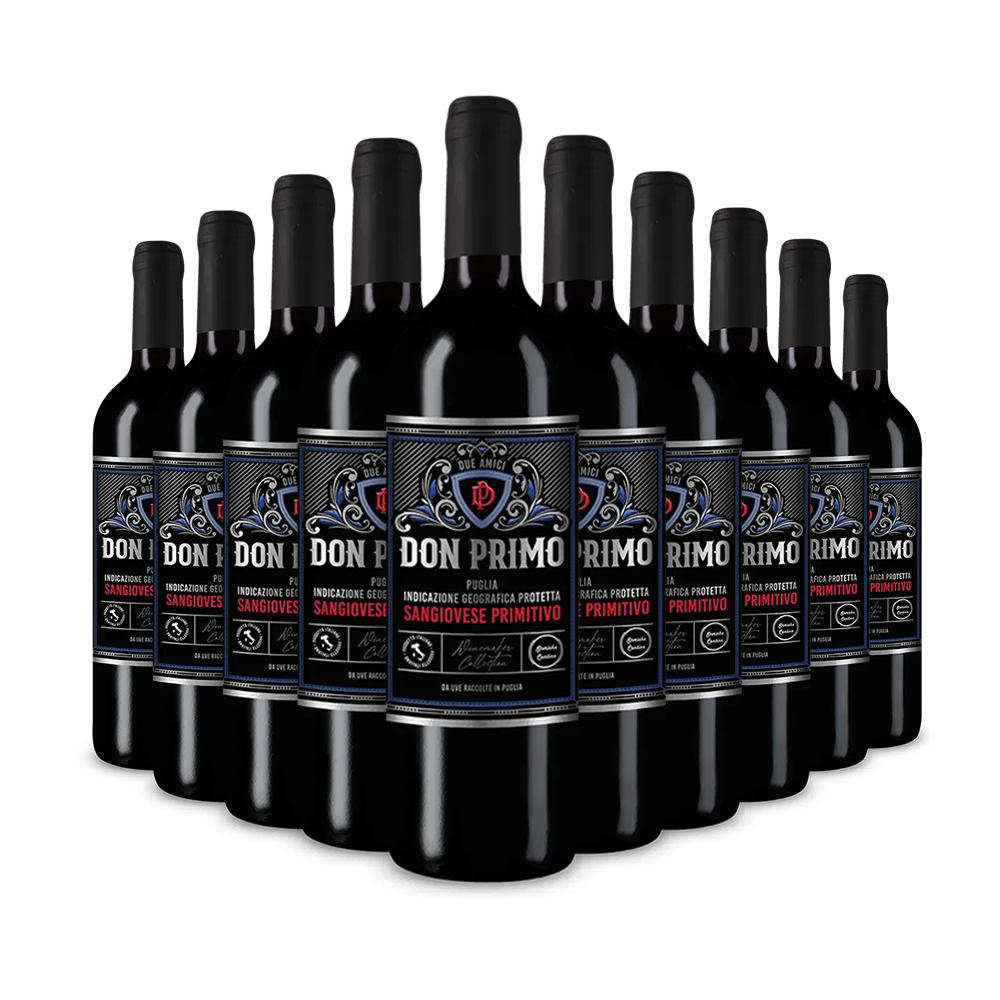 10 bouteilles de Sangiovese Primitivo 2024 – Gold