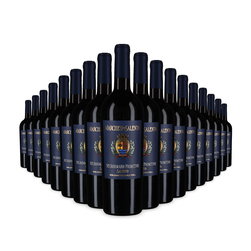 18 bouteilles Negroamaro Primitivo 2024