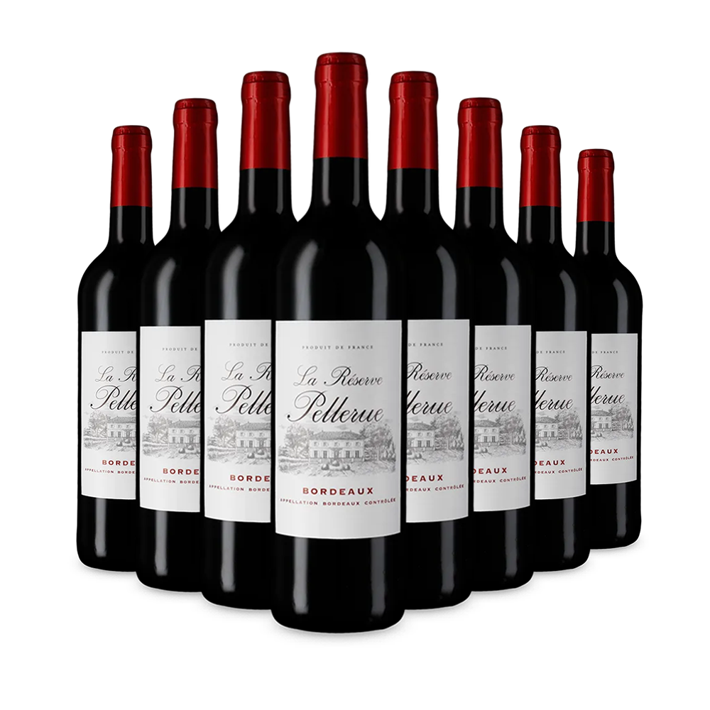8 bouteilles Bordeaux 2021