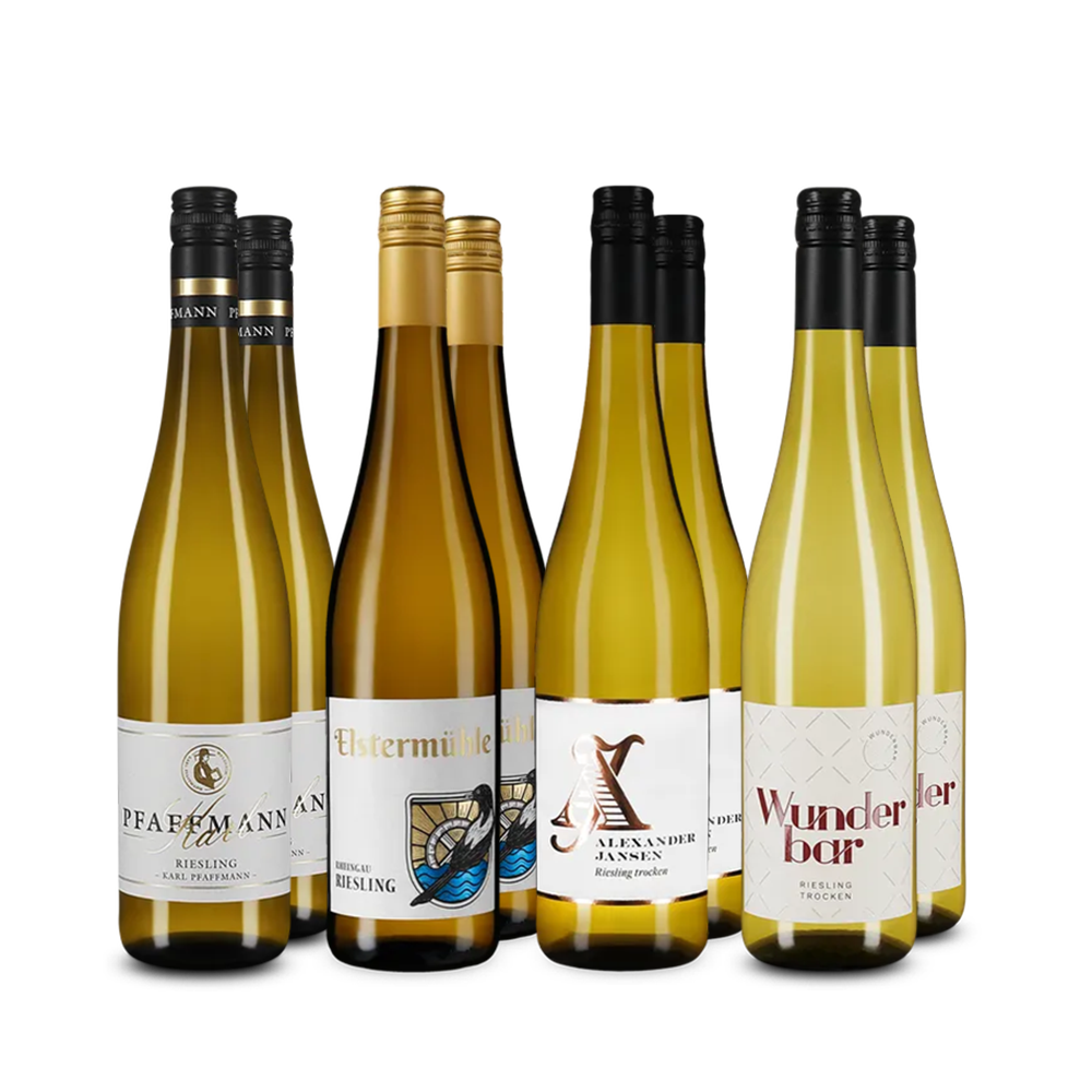 Rieslings phares en assortiment 4x2 – Gold