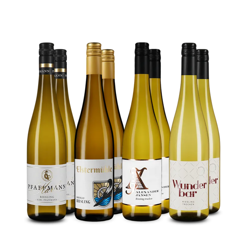 Rieslings phares en assortiment 4x2 – Gold