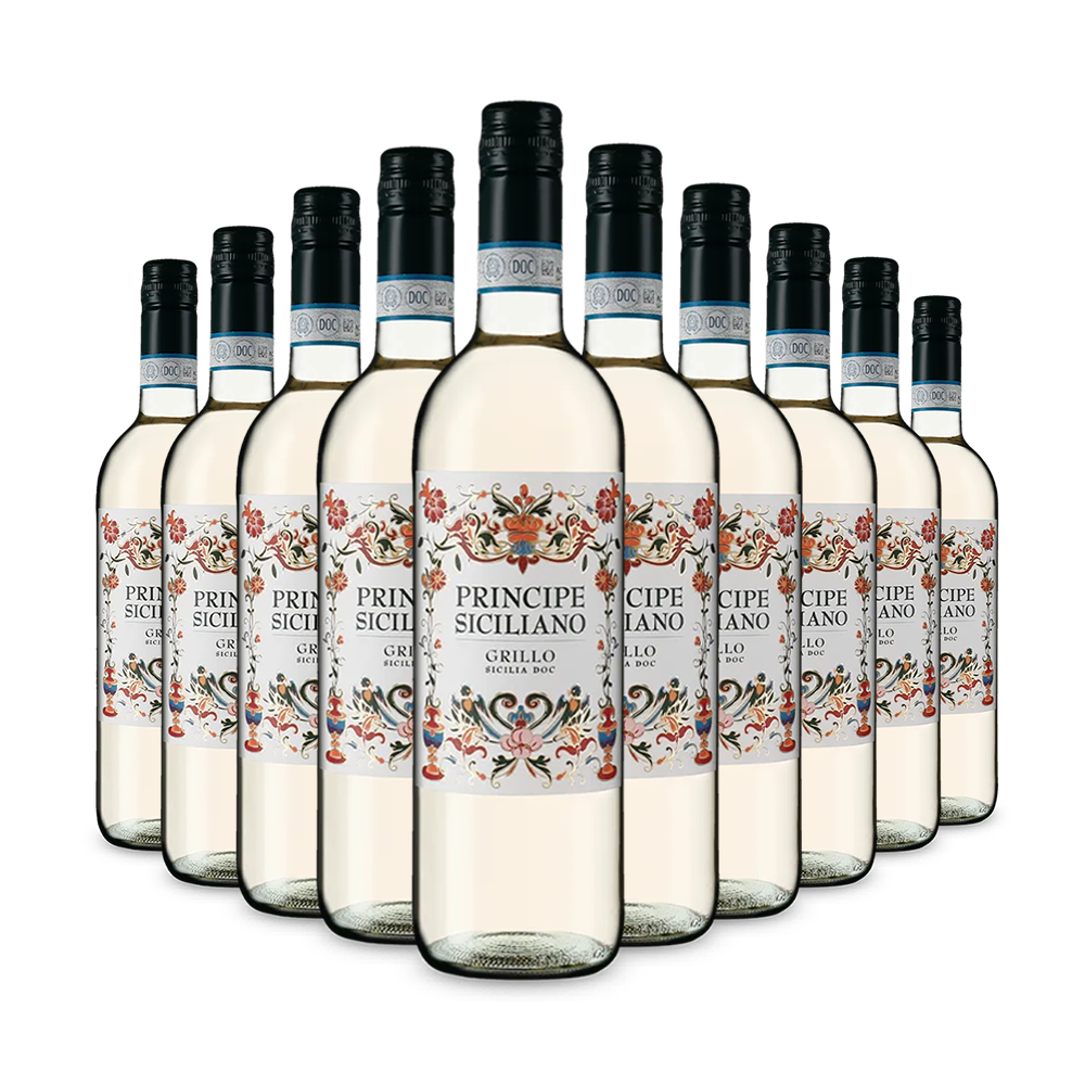 10 bouteilles de Grillo Sicilia 2024 – Gold
