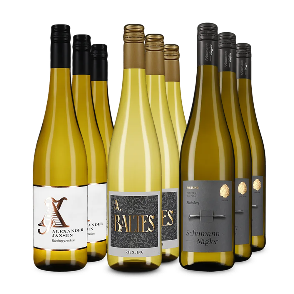 Stars du Riesling médaillées d’or en assortiment 3x3 – Gold