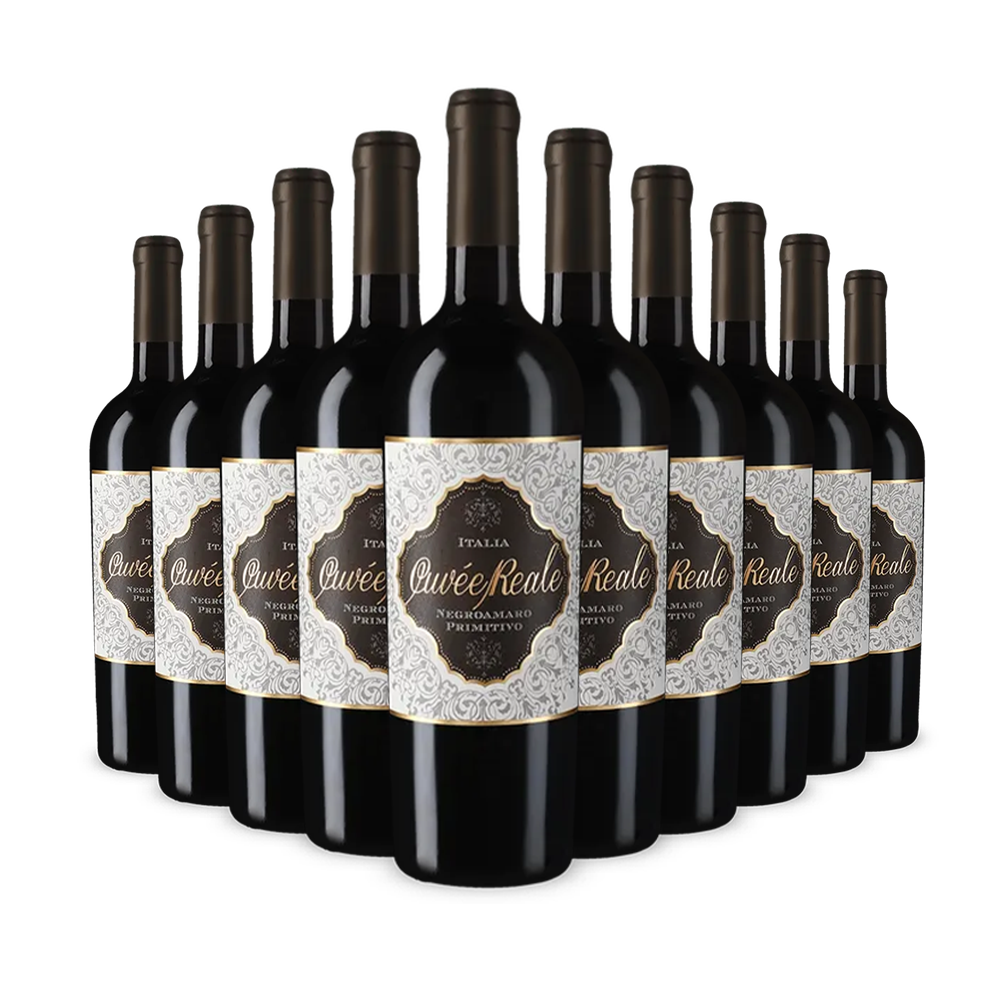 10 bouteilles de Cuvée Reale Negroamaro Primitivo 2024 – Gold