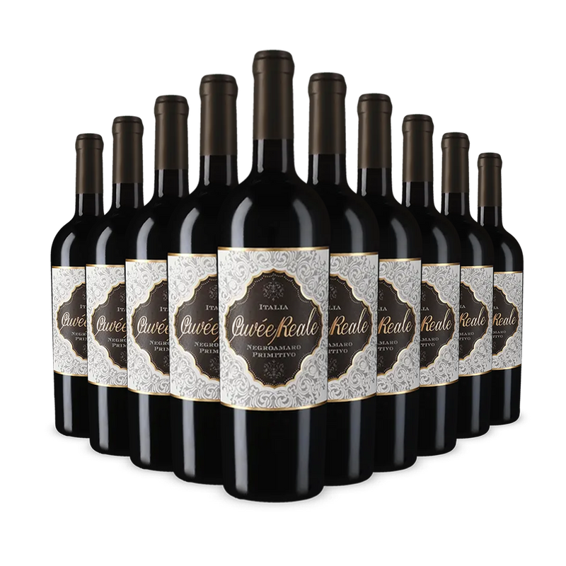 10 bouteilles de Cuvée Reale Negroamaro Primitivo 2024 – Gold