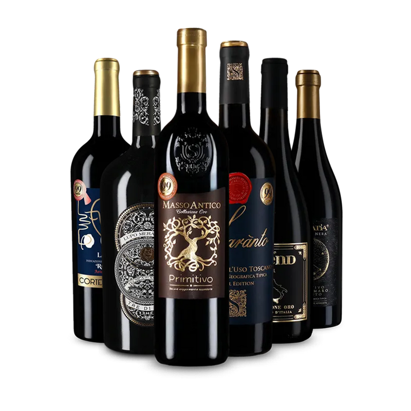 99 points Maroni : vins rouges italiens phares en assortiment de 6 – Gold