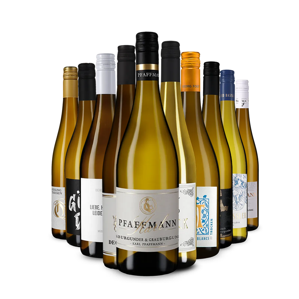 Vins blancs allemands stars en assortiment avantages de 10 – Gold