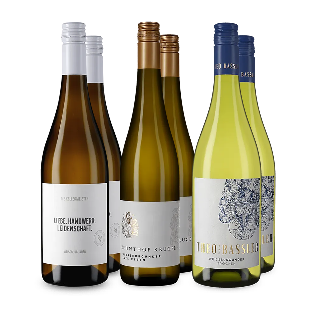 Pinots blancs allemands emblématiques en assortiment 3x2 – Gold