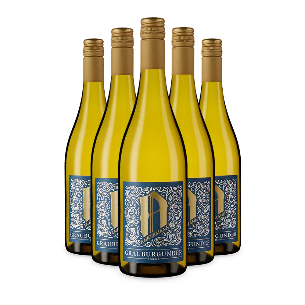 5 bouteilles de Pinot gris sec 2024 – Gold