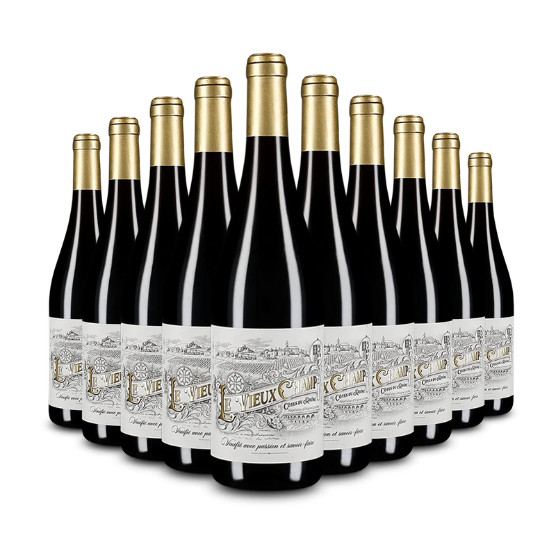 10 bouteilles de Côtes du Rhône 2023 – Gold