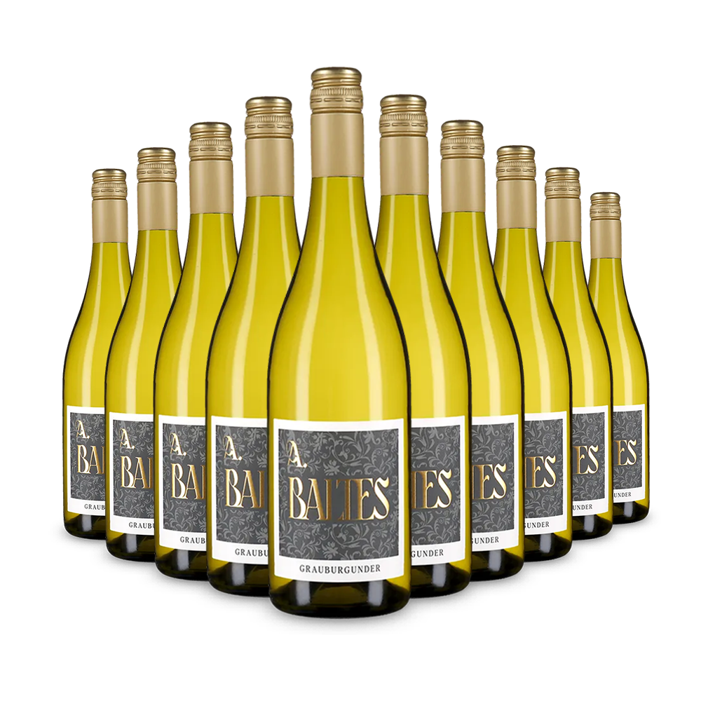 10 bouteilles de Pinot gris sec 2024