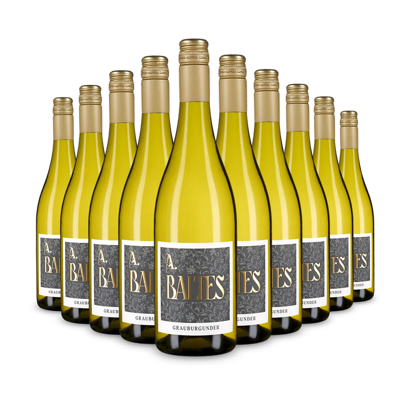 10 bouteilles de Pinot gris sec 2024