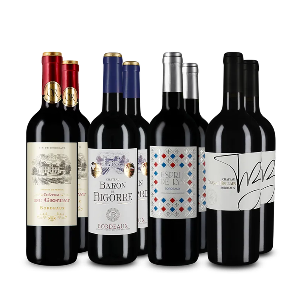 Les stars de Bordeaux dans un assortiment 4x2 – Gold