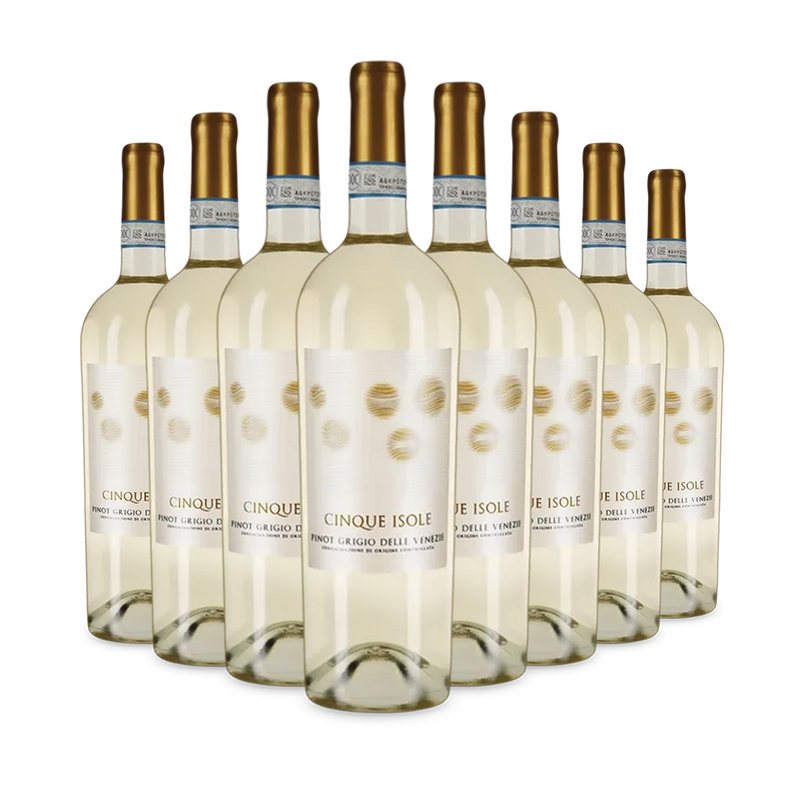 8 bouteilles de Pinot Grigio delle Venezie 2024 – Gold
