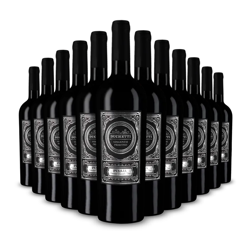 12 bouteilles de Duchetti Sangiovese Primitivo 2024 – Gold
