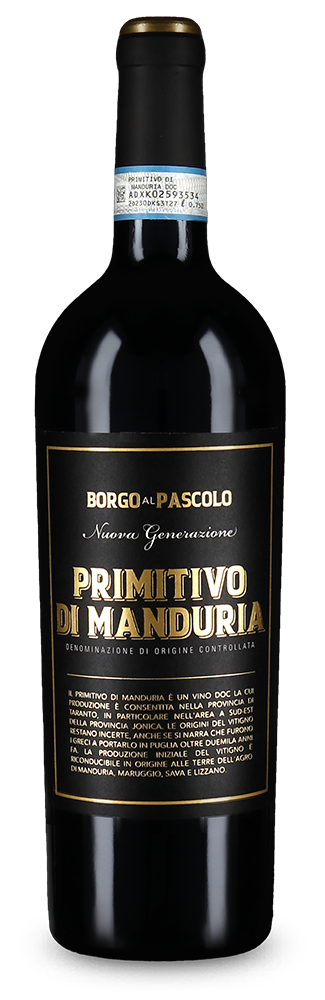 Borgo al Pascolo Primitivo di Manduria 2023 – Gold