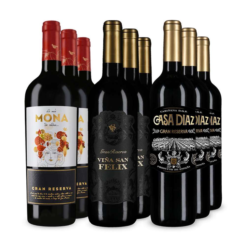 Gran Reserva : le trio en assortiment avantages 3x3 – Gold