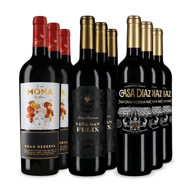 Gran Reserva : le trio en assortiment avantages 3x3 – Gold