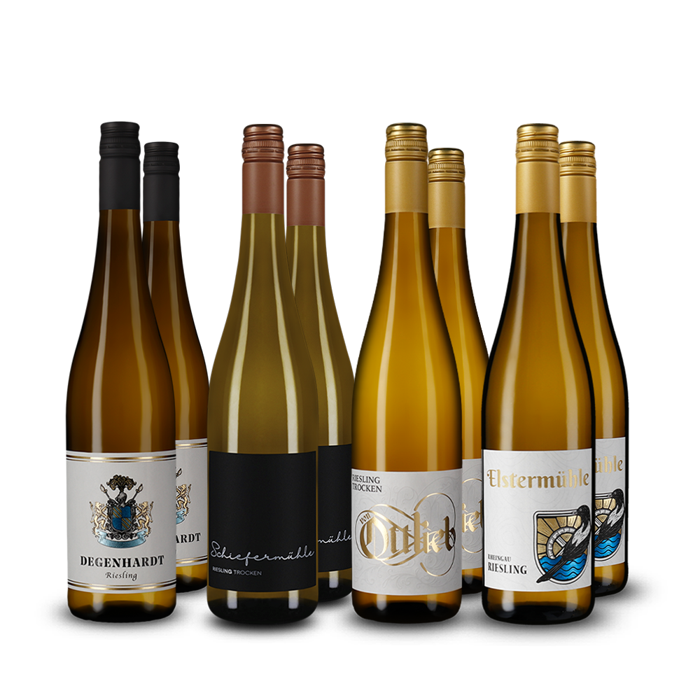 Rieslings phares en assortiment 4x2 – Gold