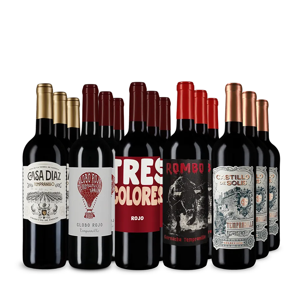 Tempranillo XXL : les stars de Noël en assortiment 5x3 – Gold