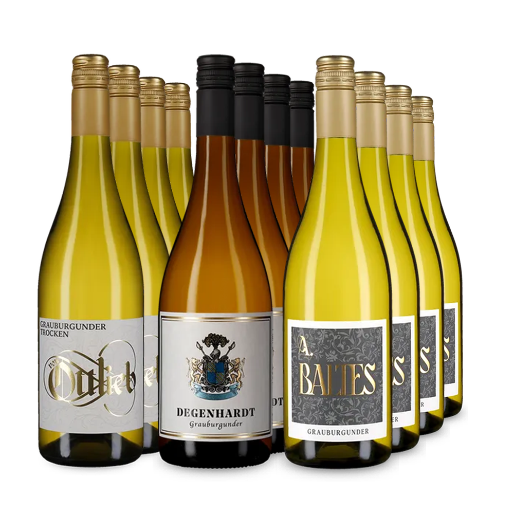 Pinots gris emblématiques en assortiment 3x4 – Gold