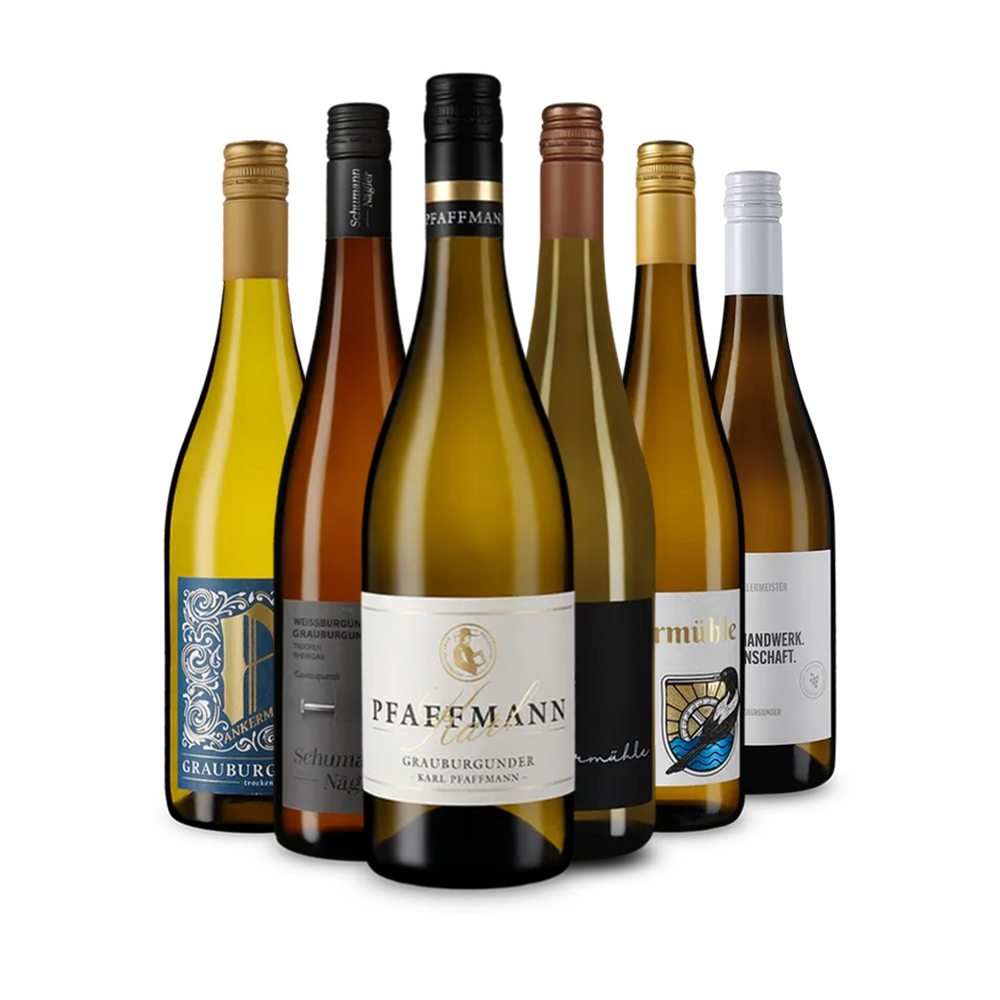 Vins blancs allemands phares en assortiment de 6 – Gold