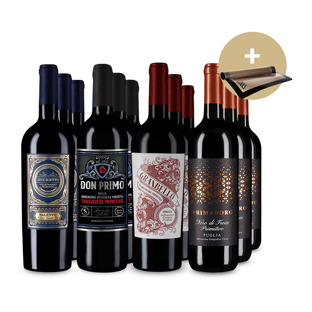 Primitivos stars en assortiment 4x3 + tapis de cuisson