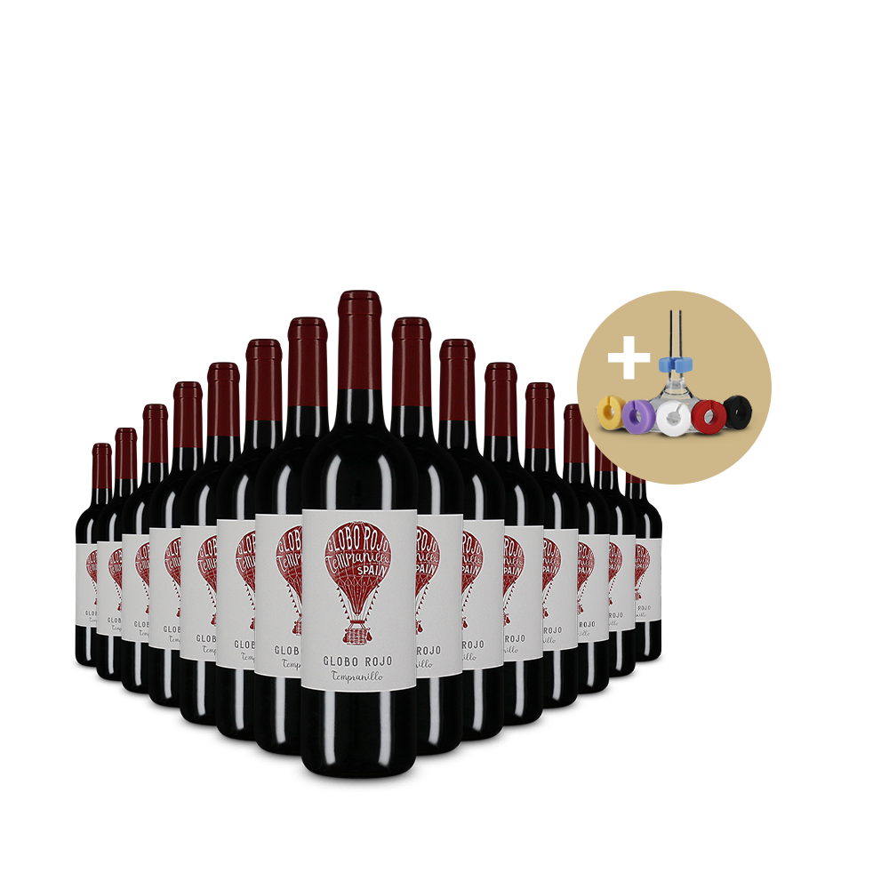 15 bouteilles Tempranillo 2024 + marque-verres – Gold