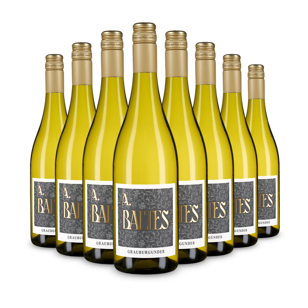 8 bouteilles de Pinot gris sec 2025 – Gold