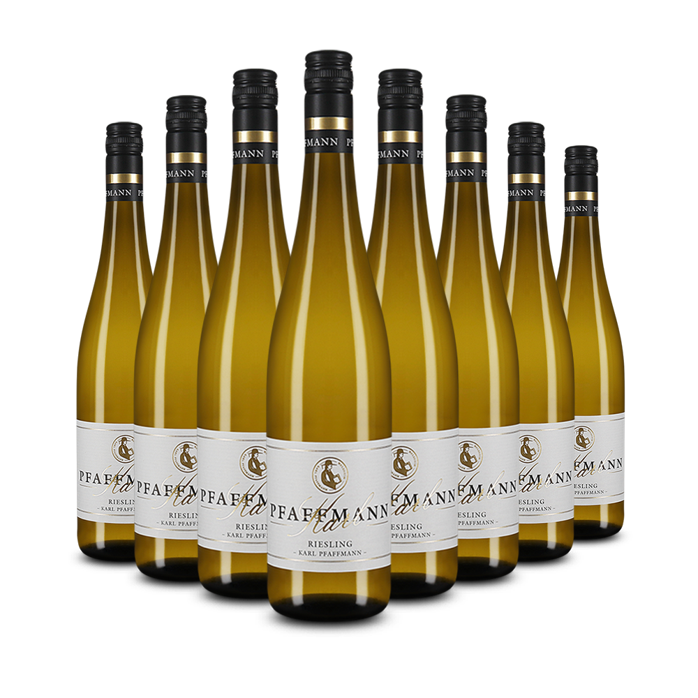 8 bouteilles de Edition Karl Pfaffmann Riesling sec 2024 – Gold