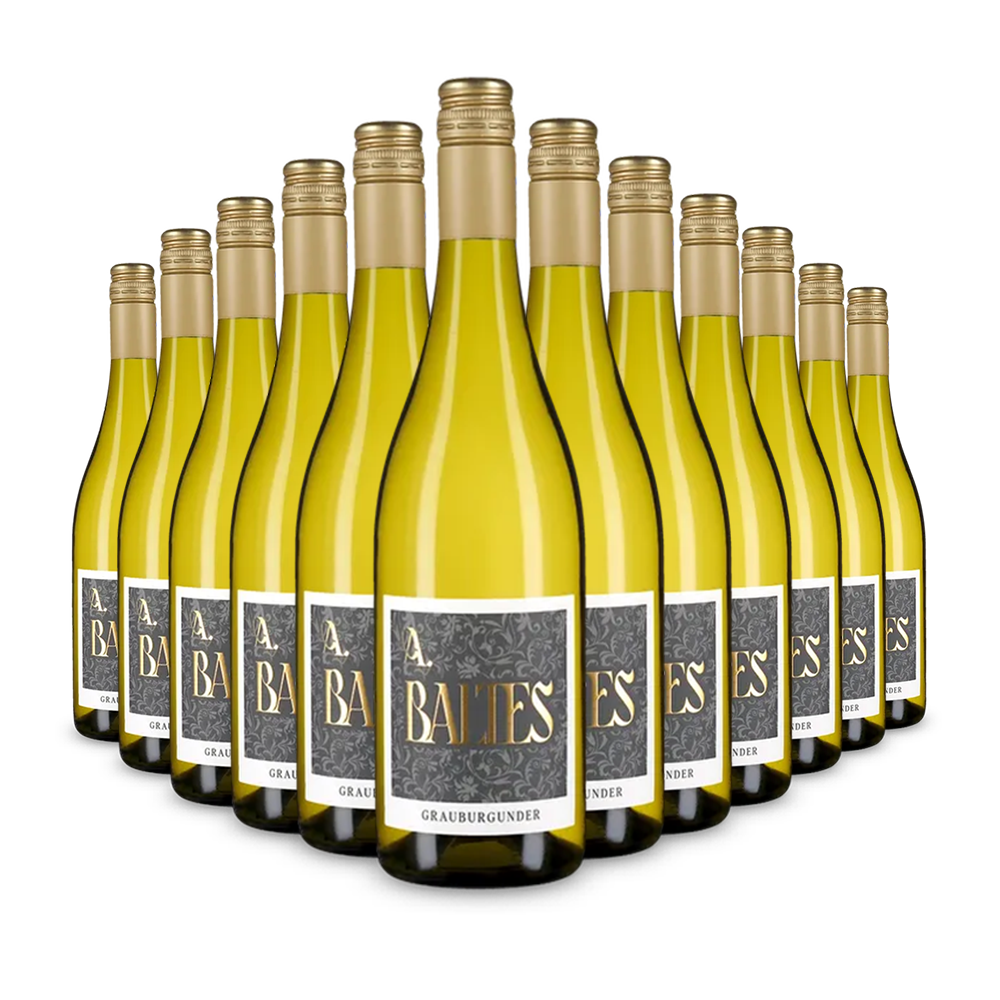 12 bouteilles de Pinot gris sec 2025 – Gold