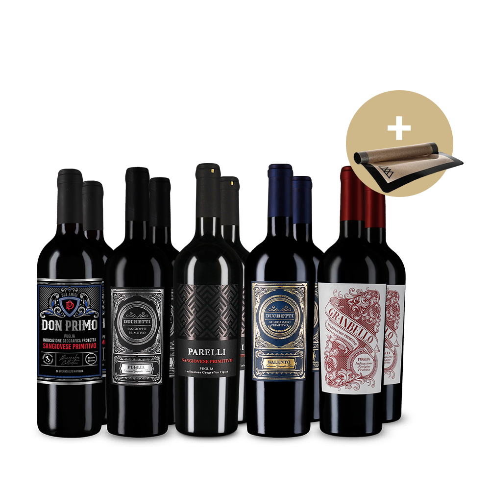 Primitivos d’anniversaire en assortiment 5x2 + tapis de cuisson