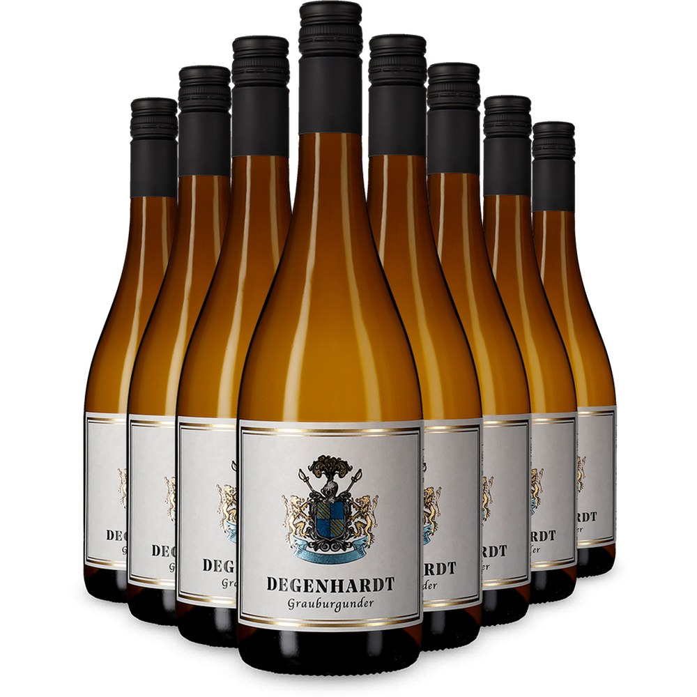 8 bouteilles de Pinot gris sec 2025