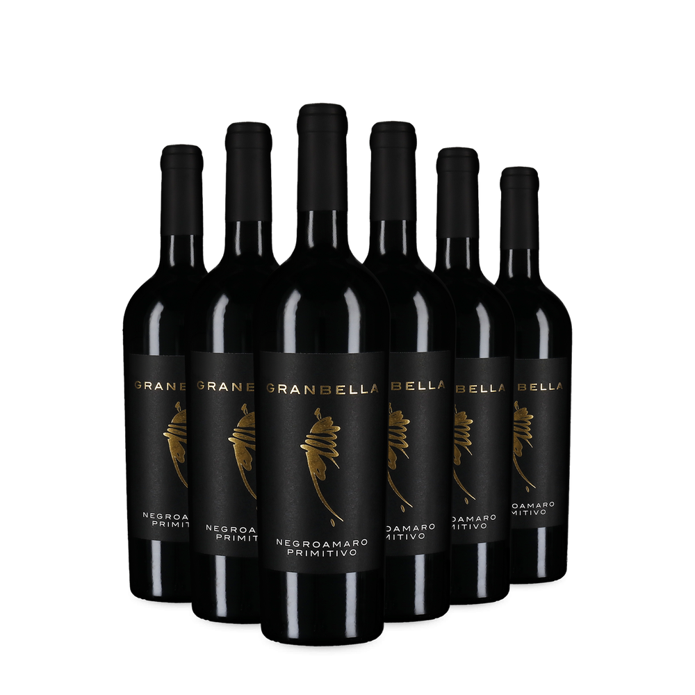 6 bouteilles Negroamaro Primitivo 2025
