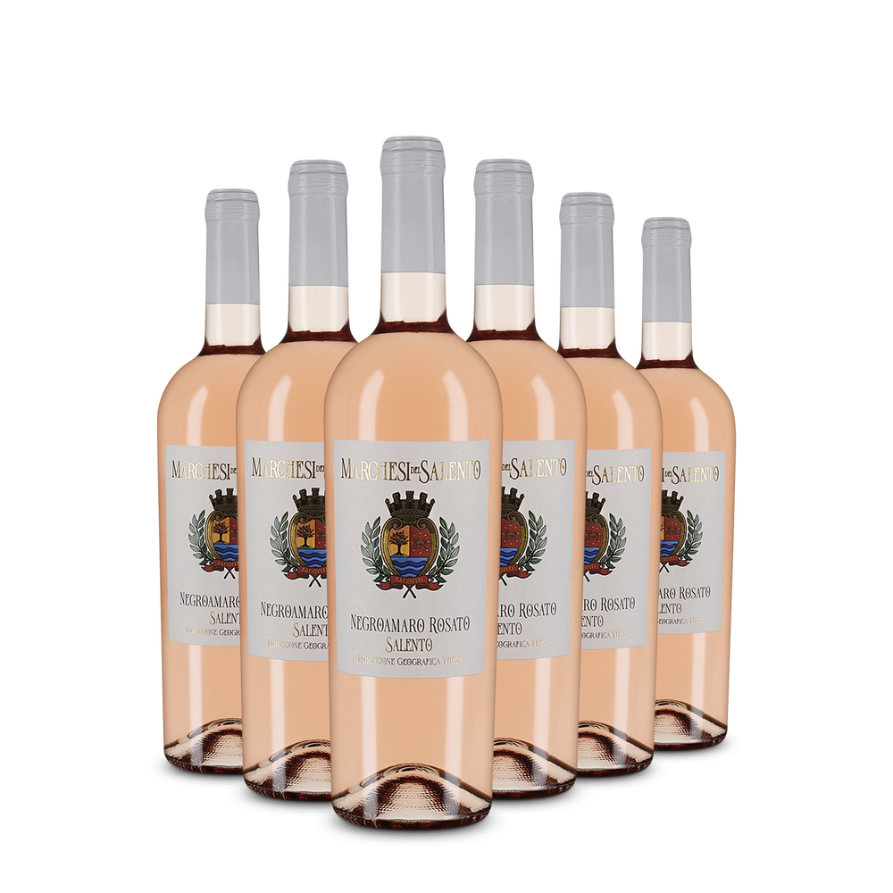 6 bouteilles Negroamaro Rosato 2025