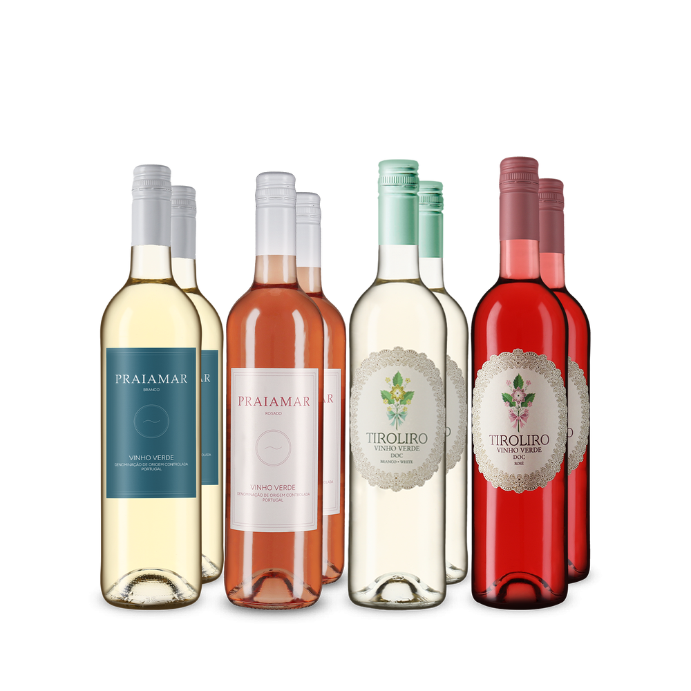 Vinhos Verde phares en assortiment 4x2 – Gold