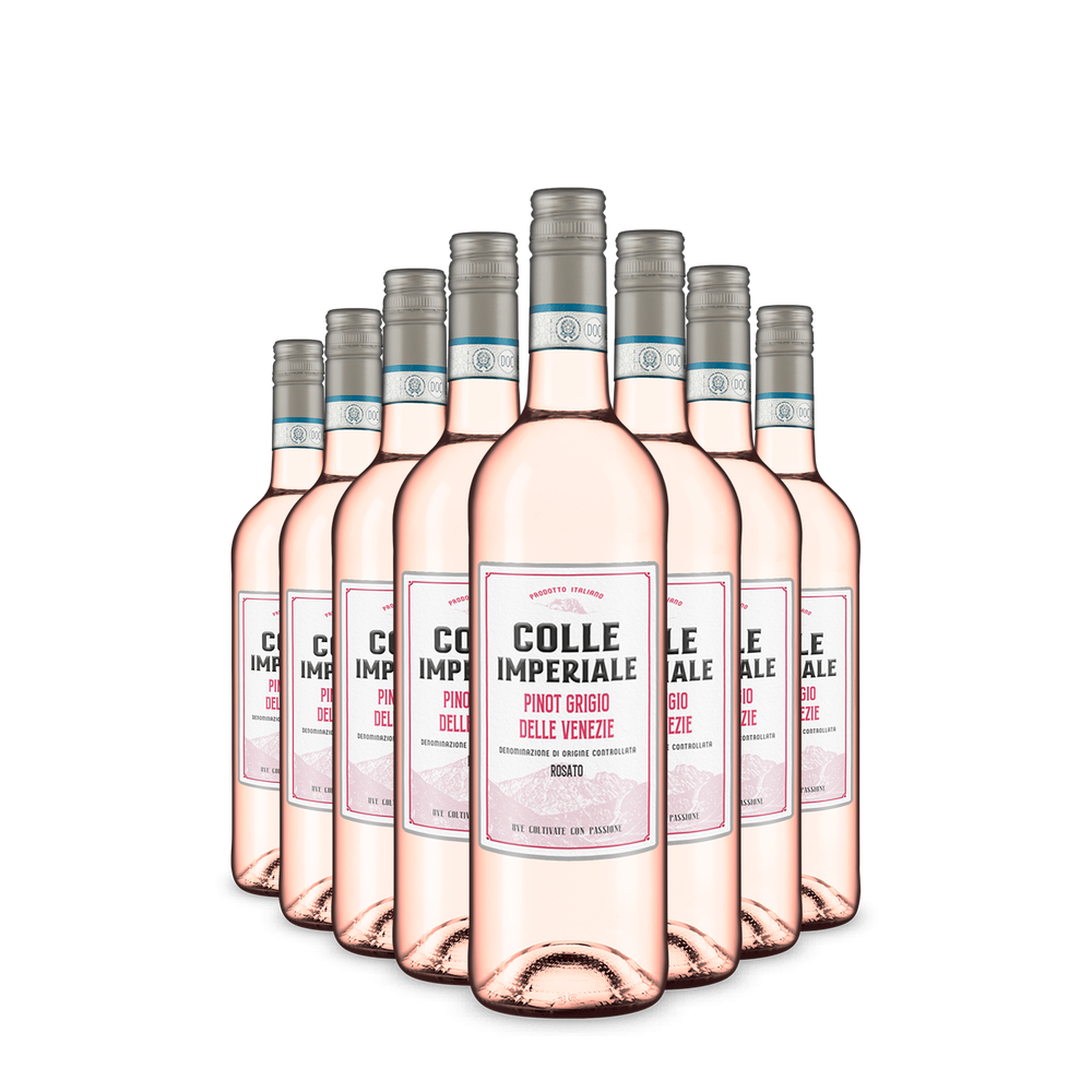 8 bouteilles de Pinot Grigio Rosato 2025