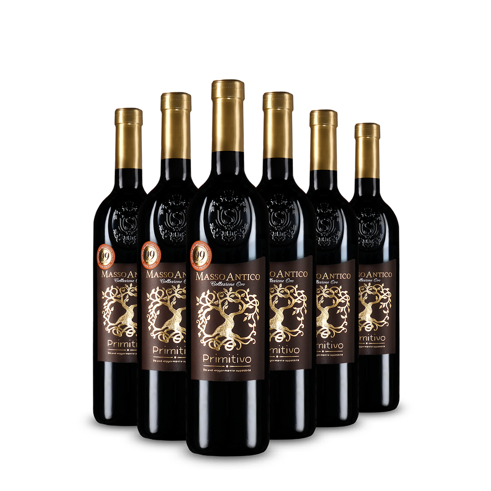 6 bouteilles Primitivo Appassite Collezione Oro 2025