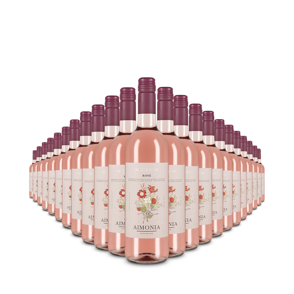 23 bouteilles Aimonia Rosé