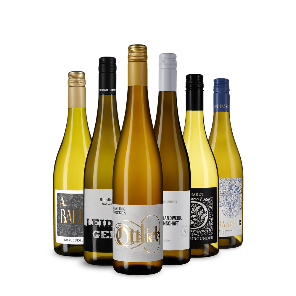 6x1 Sélection de vins blancs d'Allemagne médaillés d'or