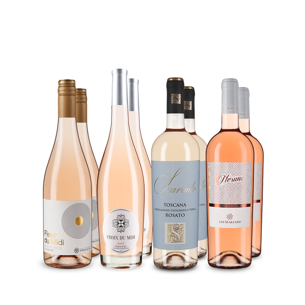 4x2 Rosés médaillés d'or de France et d'Italie